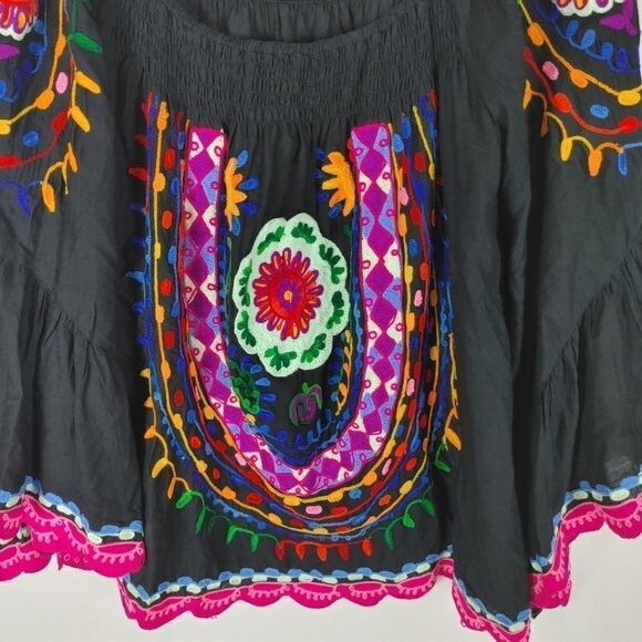 Ruby Yaya Botanica Boho Bellagio Top Bell Sleeve W - Picture 3 of 11